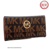 michael kors envelop logo groot bruin portefeuilles Handtassen 2017 of519815